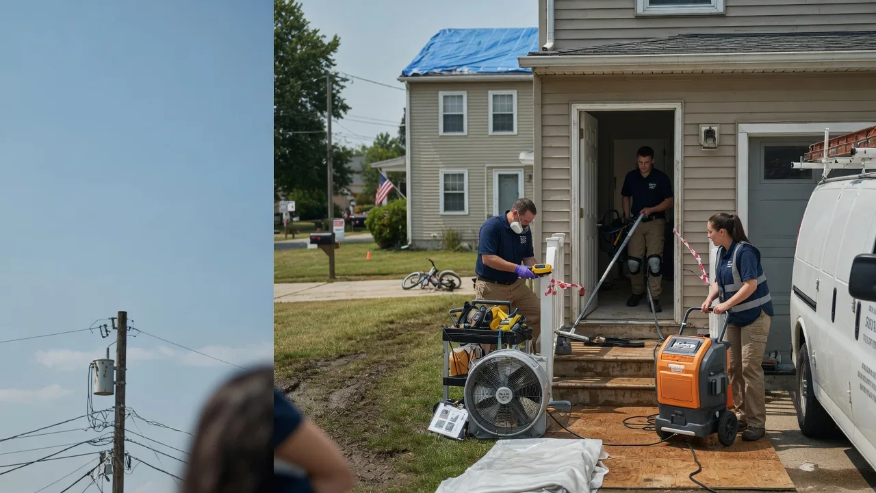 Water Damage Repair in Bunker Hill, IN near me